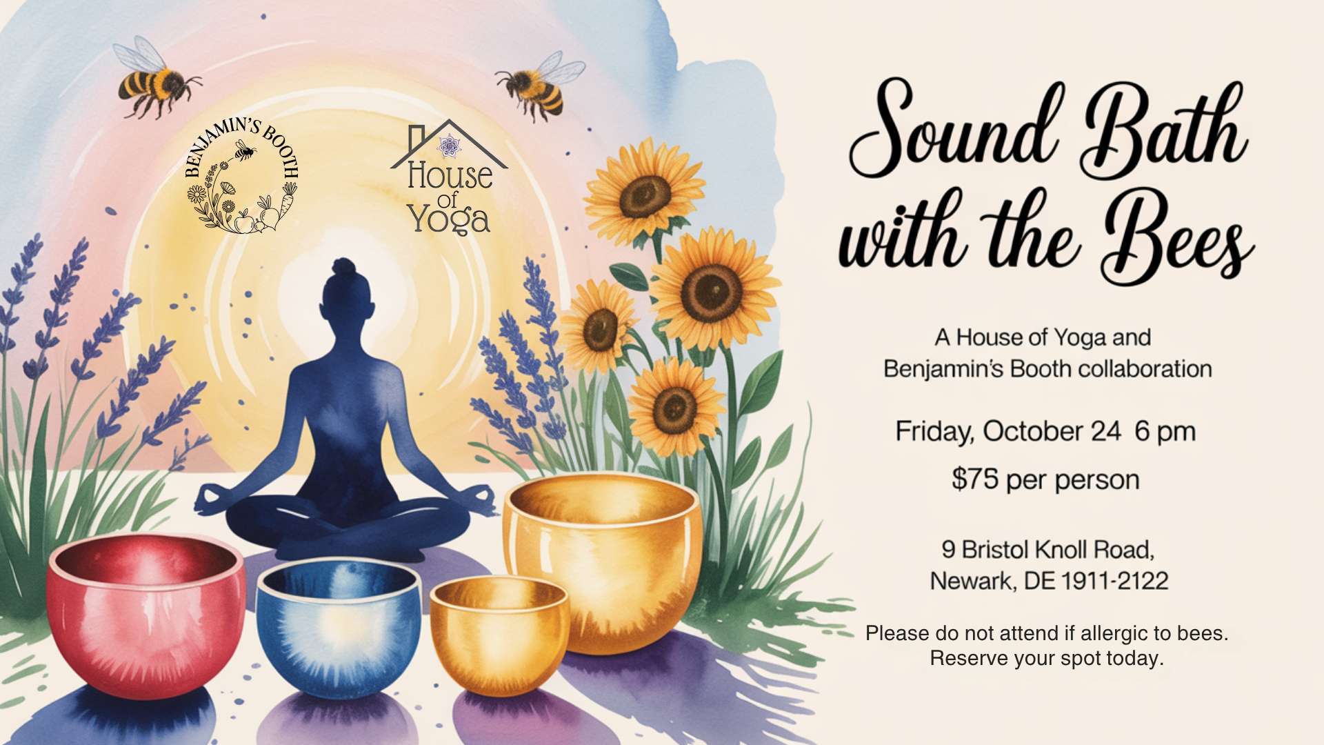 Sound Bath in Newark Delaware 19711 October 2025